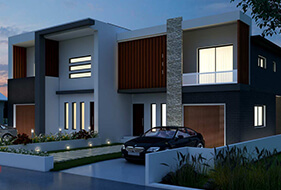 exterior architectural 3D modeling designs