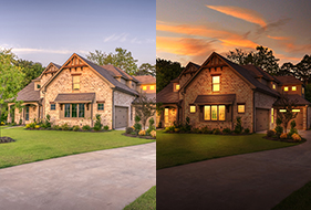day to night converted house
